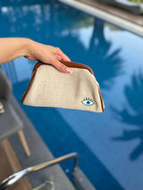 Trimmed Clutch Bag