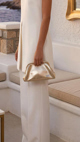 Gold Clutch Bag — The Evening Edit