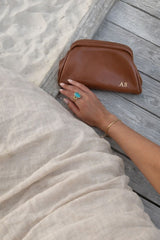 Brown Clutch Bag - The Warm Neutral