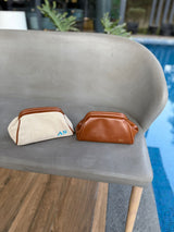 Brown Clutch Bag - The Warm Neutral